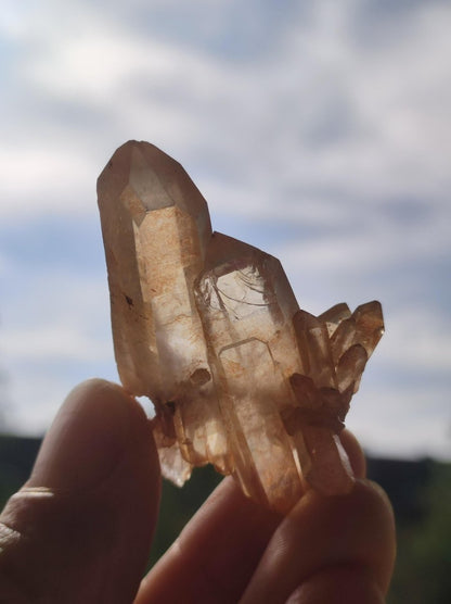 Tangerine Cluster / Stufe Rarität Deko Stein Edelstein Kristall Geschenk Er Sie Freundin Heilstein Meditation Kraft Energie Haus Wohnen - Art of Nature Berlin