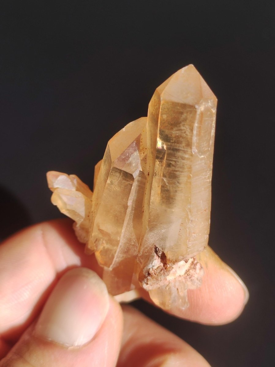 Tangerine Cluster / Stufe Rarität Deko Stein Edelstein Kristall Geschenk Er Sie Freundin Heilstein Meditation Kraft Energie Haus Wohnen - Art of Nature Berlin