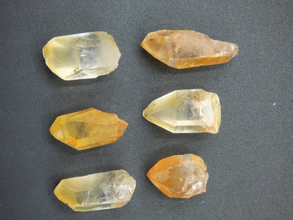 Tangerine Quarz SET - Spitzen Sammler Stufen Rarität Edelstein Deko Kristall Heilstein Mineral Energie Natur Meditation HIPPIE Makramee - Art of Nature Berlin