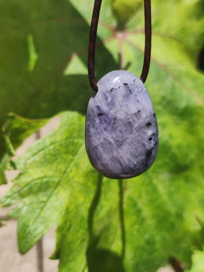 Tansanit - Edelstein Kette Heilstein blau Natur Echt Rarität Mann Frau Glück HIPPIE GOA Boho Tibet Ethno Rarität Geschenk Mann Frau Er Sie - Art of Nature Berlin