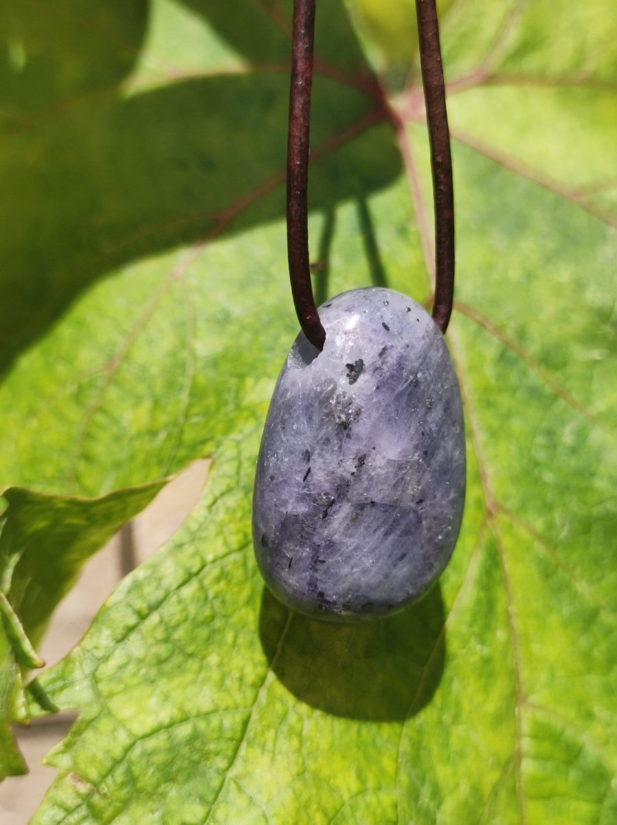 Tansanit - Edelstein Kette Heilstein blau Natur Echt Rarität Mann Frau Glück HIPPIE GOA Boho Tibet Ethno Rarität Geschenk Mann Frau Er Sie - Art of Nature Berlin