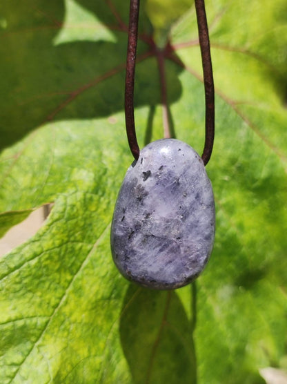 Tansanit - Edelstein Kette Heilstein blau Natur Echt Rarität Mann Frau Glück HIPPIE GOA Boho Tibet Ethno Rarität Geschenk Mann Frau Er Sie - Art of Nature Berlin