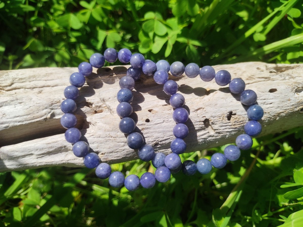 Tansanit Tanzanit AAA ~ Edelstein ArmbandRarität echt Tansania edel hochwertig Damen Schmuck Geschenk Frau Mann Unisex blau natur - Art of Nature Berlin