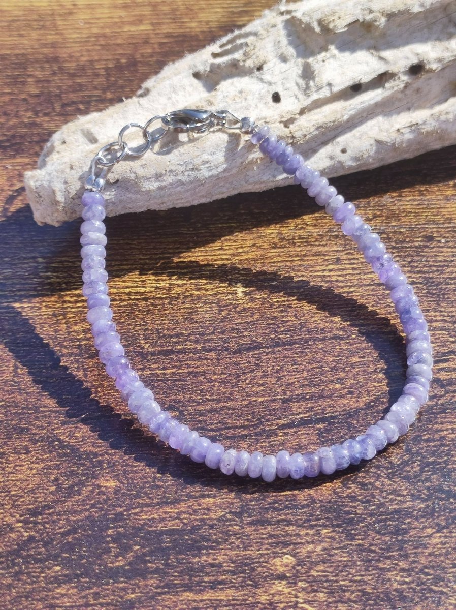 Tansanit / Tanzanit ~ Edelstein Armband A Qualität Rarität echt Tansania edel hochwertig Damen Schmuck Geschenk Frau Mann Unisex blau Er Sie - Art of Nature Berlin