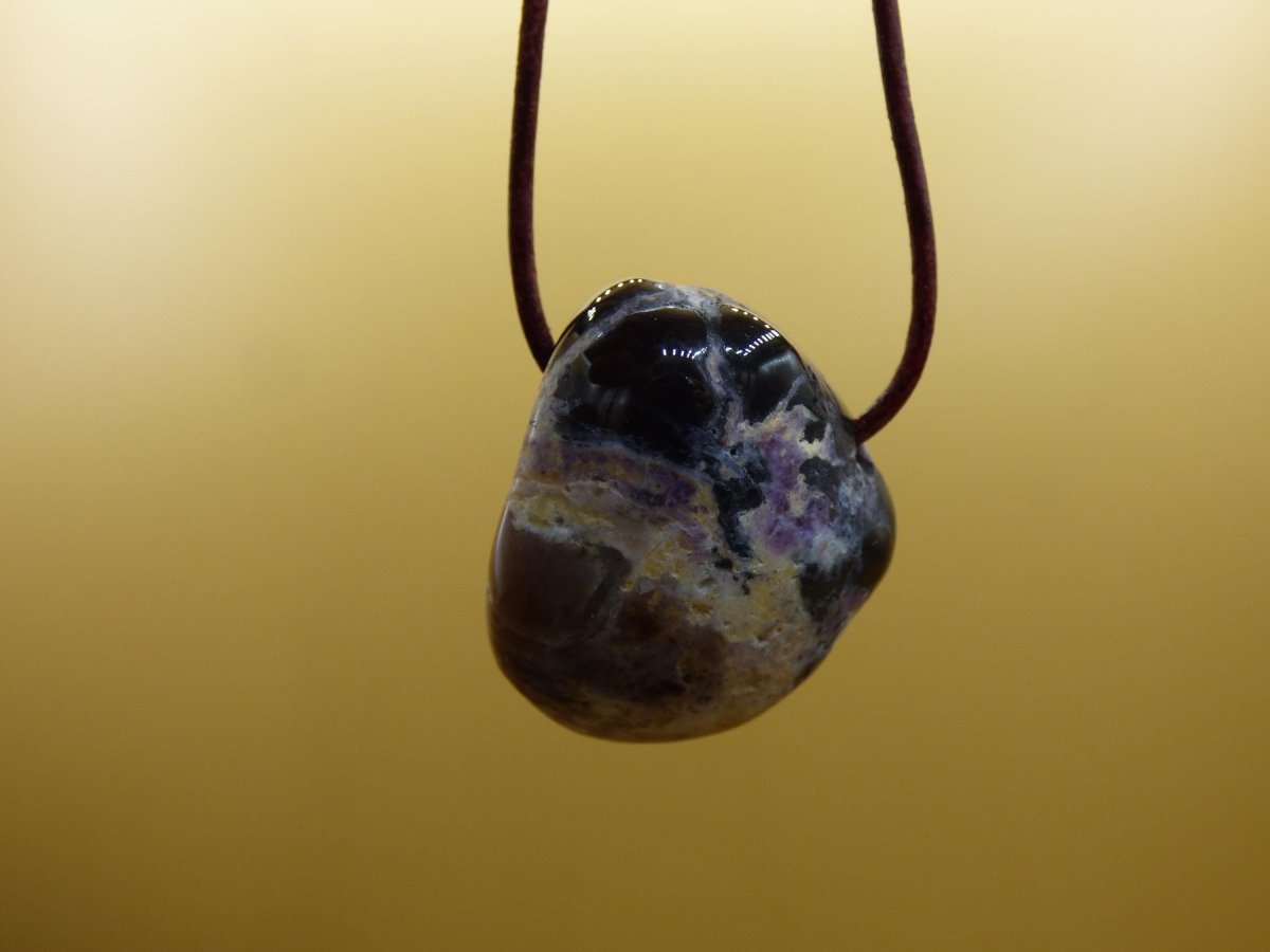 Tiffany Opal (Fluorit Opal) ~ Edelstein Kette ~HIPPIE ~GOA ~Boho ~Tibet ~Ethno ~Nature ~Heilstein - Art of Nature Berlin