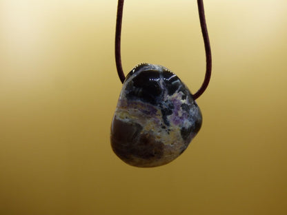 Tiffany Opal (Fluorit Opal) ~ Edelstein Kette ~HIPPIE ~GOA ~Boho ~Tibet ~Ethno ~Nature ~Heilstein - Art of Nature Berlin