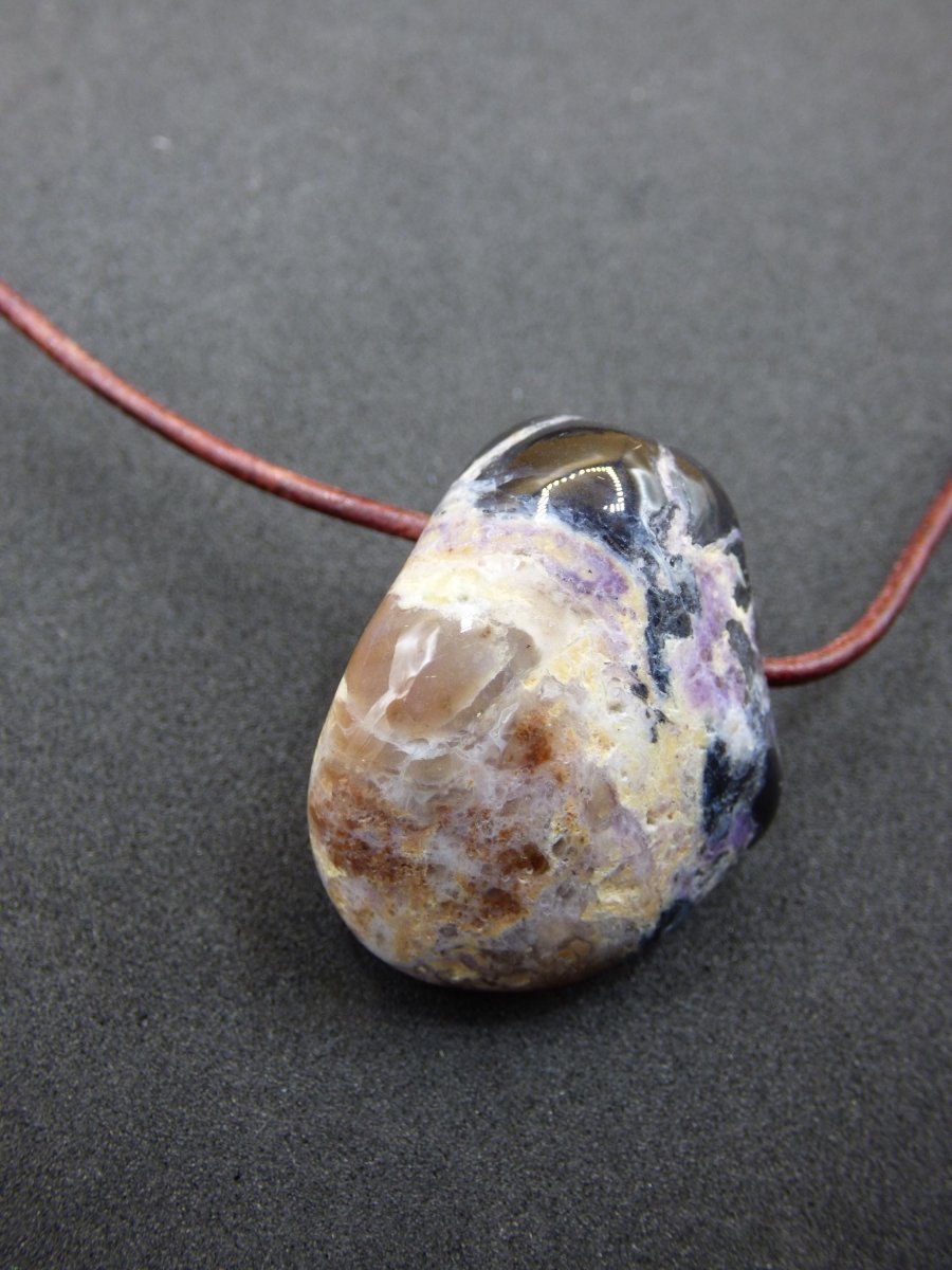 Tiffany Opal (Fluorit Opal) ~ Edelstein Kette ~HIPPIE ~GOA ~Boho ~Tibet ~Ethno ~Nature ~Heilstein - Art of Nature Berlin