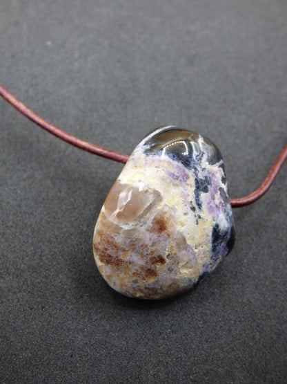 Tiffany Opal (Fluorit Opal) ~ Edelstein Kette ~HIPPIE ~GOA ~Boho ~Tibet ~Ethno ~Nature ~Heilstein - Art of Nature Berlin