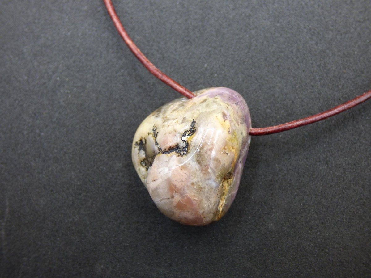 Tiffany Opal (Fluorit Opal) ~ Edelstein Kette ~HIPPIE ~GOA ~Boho ~Tibet ~Ethno ~Nature ~Heilstein - Art of Nature Berlin