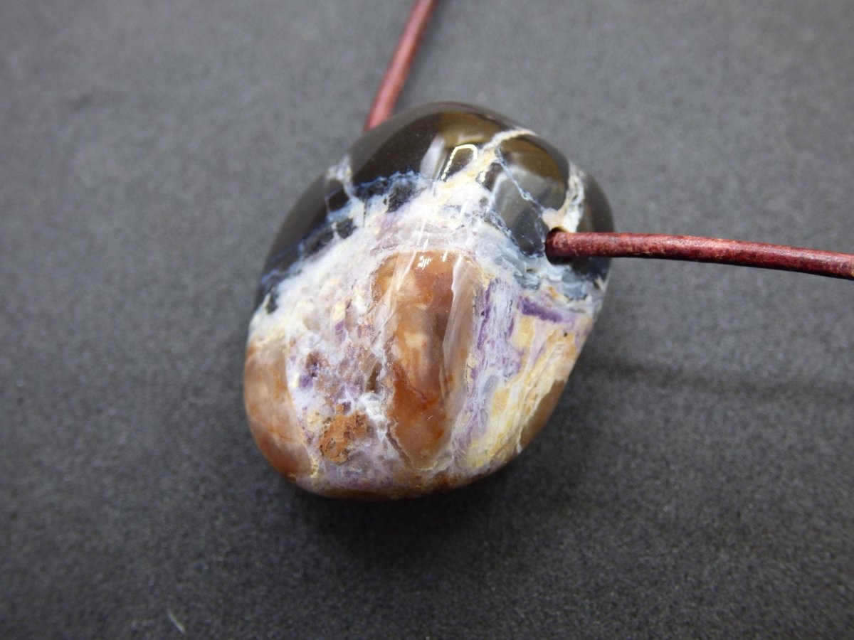 Tiffany Opal (Fluorit Opal) ~ Edelstein Kette ~HIPPIE ~GOA ~Boho ~Tibet ~Ethno ~Nature ~Heilstein - Art of Nature Berlin