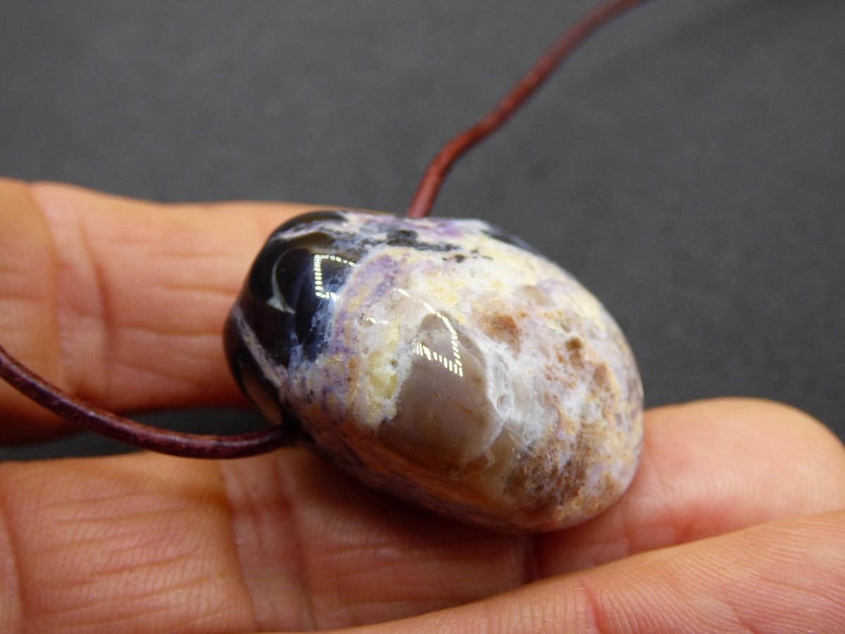 Tiffany Opal (Fluorit Opal) ~ Edelstein Kette ~HIPPIE ~GOA ~Boho ~Tibet ~Ethno ~Nature ~Heilstein - Art of Nature Berlin