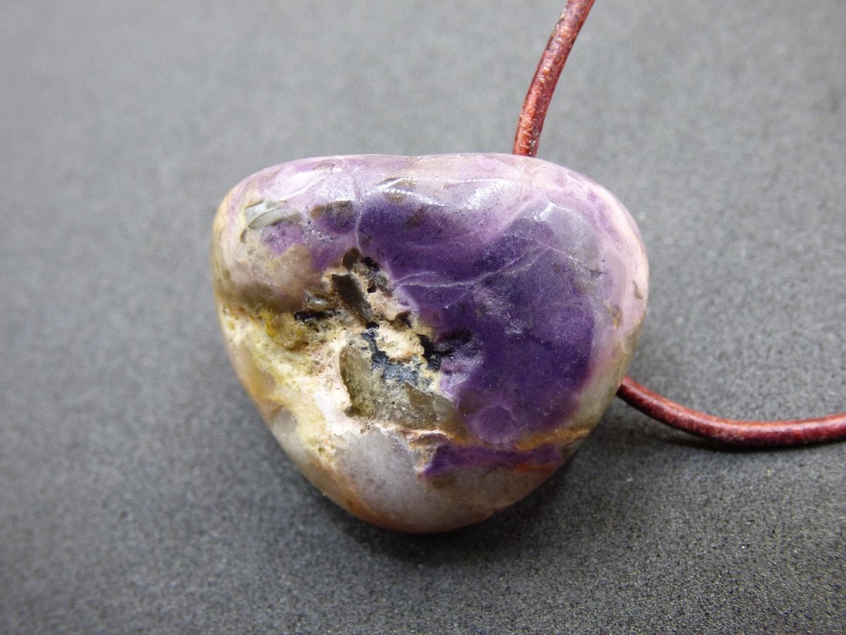 Tiffany Opal (Fluorit Opal) ~ Edelstein Kette ~HIPPIE ~GOA ~Boho ~Tibet ~Ethno ~Nature ~Heilstein - Art of Nature Berlin