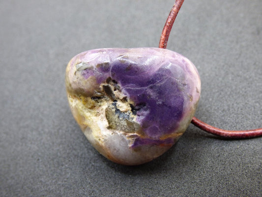 Tiffany Opal (Fluorit Opal) ~ Edelstein Kette ~HIPPIE ~GOA ~Boho ~Tibet ~Ethno ~Nature ~Heilstein - Art of Nature Berlin