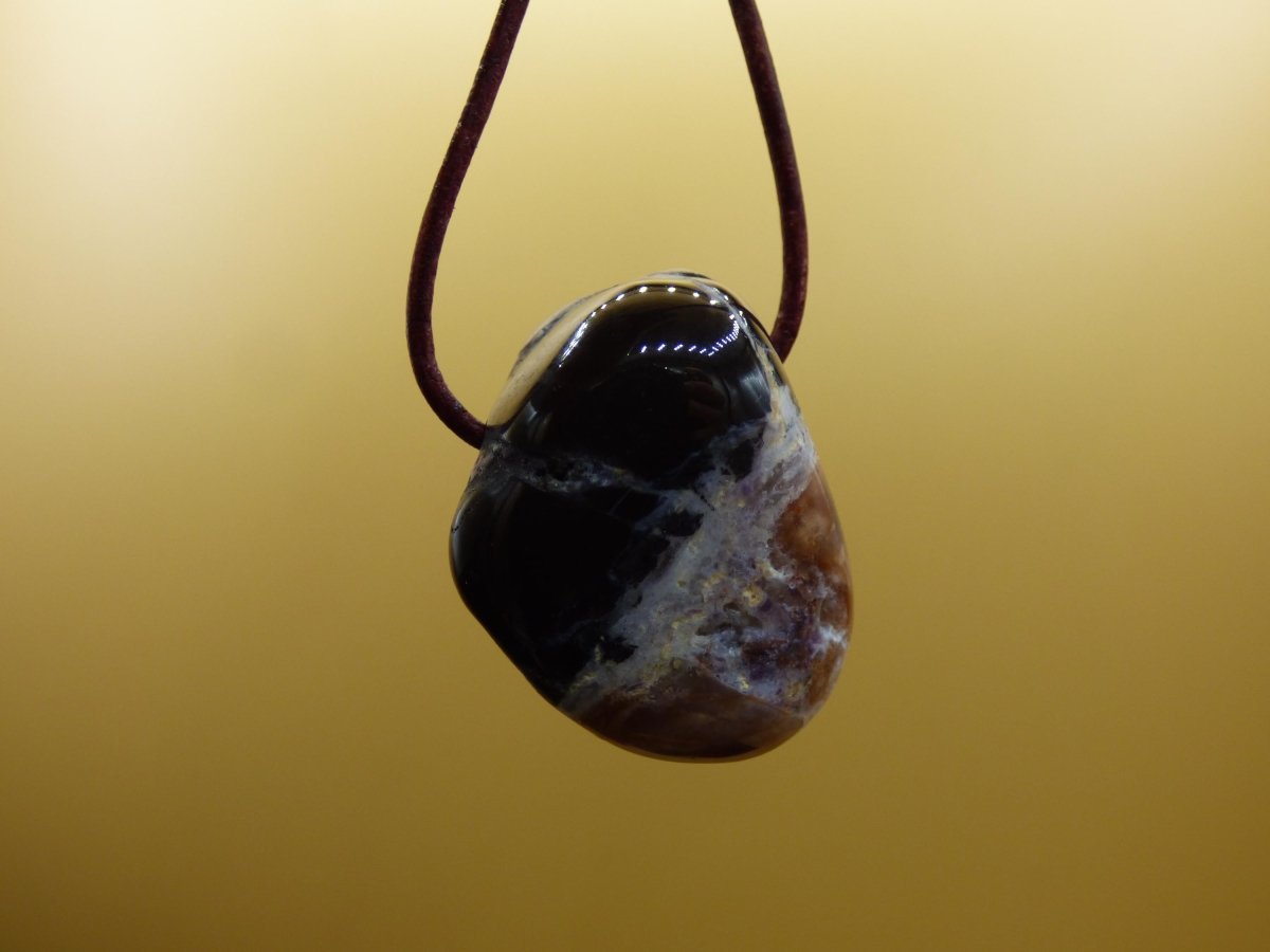 Tiffany Opal (Fluorit Opal) ~ Edelstein Kette ~HIPPIE ~GOA ~Boho ~Tibet ~Ethno ~Nature ~Heilstein - Art of Nature Berlin