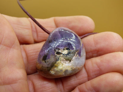 Tiffany Opal (Fluorit Opal) ~ Edelstein Kette ~HIPPIE ~GOA ~Boho ~Tibet ~Ethno ~Nature ~Heilstein - Art of Nature Berlin