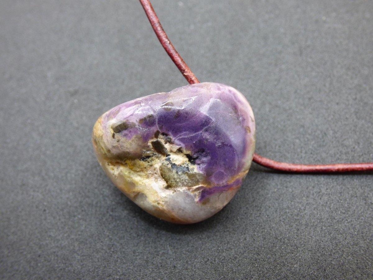 Tiffany Opal (Fluorit Opal) ~ Edelstein Kette ~HIPPIE ~GOA ~Boho ~Tibet ~Ethno ~Nature ~Heilstein - Art of Nature Berlin