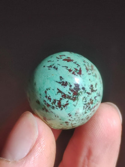 Türkis Kugel 100% natürlich ~ Magische Edelstein Kugel Massage & Deko Crystal Meditation Heilstein Rarität Sammler Mineral Rund blau - Art of Nature Berlin