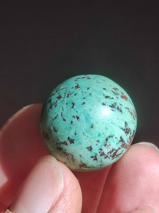 Türkis Kugel 100% natürlich ~ Magische Edelstein Kugel Massage & Deko Crystal Meditation Heilstein Rarität Sammler Mineral Rund blau - Art of Nature Berlin