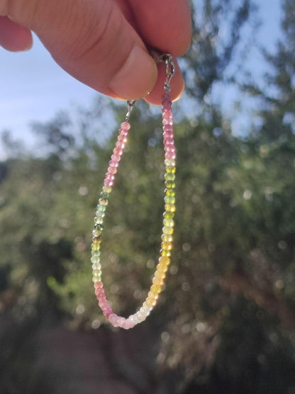 Turmalin bunt AAA - Edelstein Armband 3mm Perlen Heilstein Energie Natur Echt Rarität Unikat Selten Schmuck Frau Mann Er Sie Mutter Geschenk - Art of Nature Berlin
