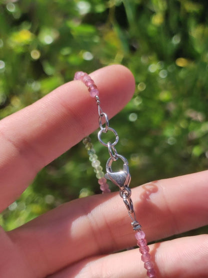 Turmalin bunt AAA - Edelstein Armband 3mm Perlen Heilstein Energie Natur Echt Rarität Unikat Selten Schmuck Frau Mann Er Sie Mutter Geschenk - Art of Nature Berlin