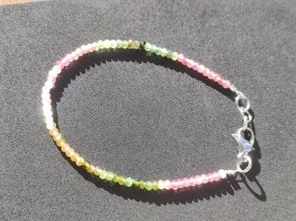 Turmalin bunt AAA - Edelstein Armband 3mm Perlen Heilstein Energie Natur Echt Rarität Unikat Selten Schmuck Frau Mann Er Sie Mutter Geschenk - Art of Nature Berlin