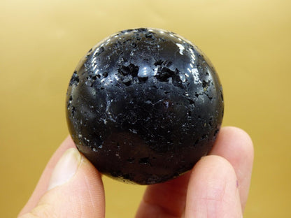 Turmalin schwarz / Schörl ~ Magische Edelstein Kugel Massage & Deko Sphere Crystal Spielkugel Meditation ~HIPPIE ~GOA~Boho~Ethno~Heilstein - Art of Nature Berlin