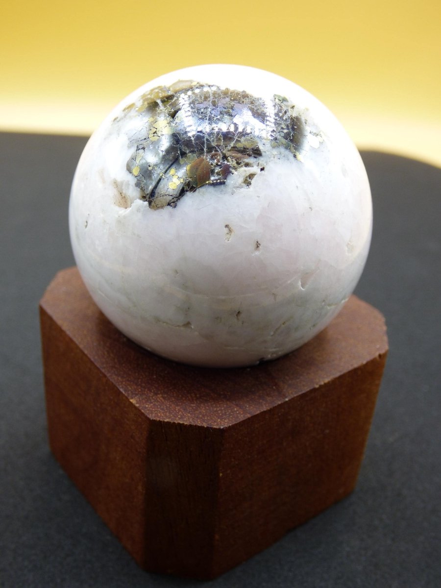 UV Aktiv Mangano Calcit + Epidot *Rarität* rosa Pink Herz Kristall Edelstein Deko Haus Altar Sammler Mineral Selten Rarität Heilstein - Art of Nature Berlin