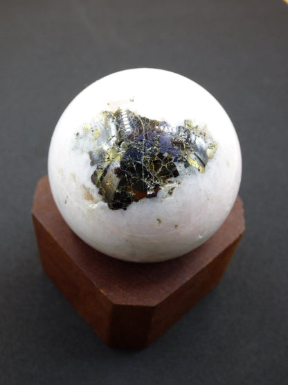 UV Aktiv Mangano Calcit + Epidot *Rarität* rosa Pink Herz Kristall Edelstein Deko Haus Altar Sammler Mineral Selten Rarität Heilstein - Art of Nature Berlin