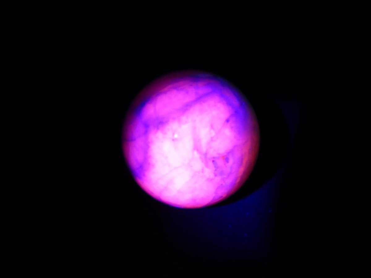 UV Aktiv Mangano Calcit + Epidot *Rarität* rosa Pink Herz Kristall Edelstein Deko Haus Altar Sammler Mineral Selten Rarität Heilstein - Art of Nature Berlin