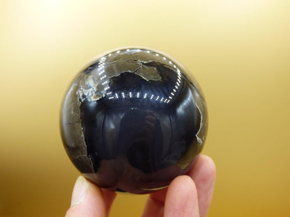 UV AKTIV Volcanic Achat - Edelstein Kugel Deko Sphere Massage Kristall Sammler Meditation Heilstein Frau Mann Geschenk Er Sie Haus Energie - Art of Nature Berlin