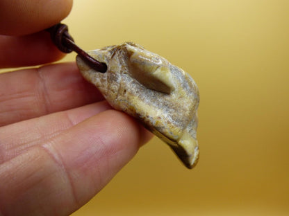 Versteinertes Holz ~ Edelstein Kette Heilstein Er Sie Mann Frau Geschenk Glück Anhänger HIPPIE GOA Boho Tibet Ethno Natur Unikat - Art of Nature Berlin