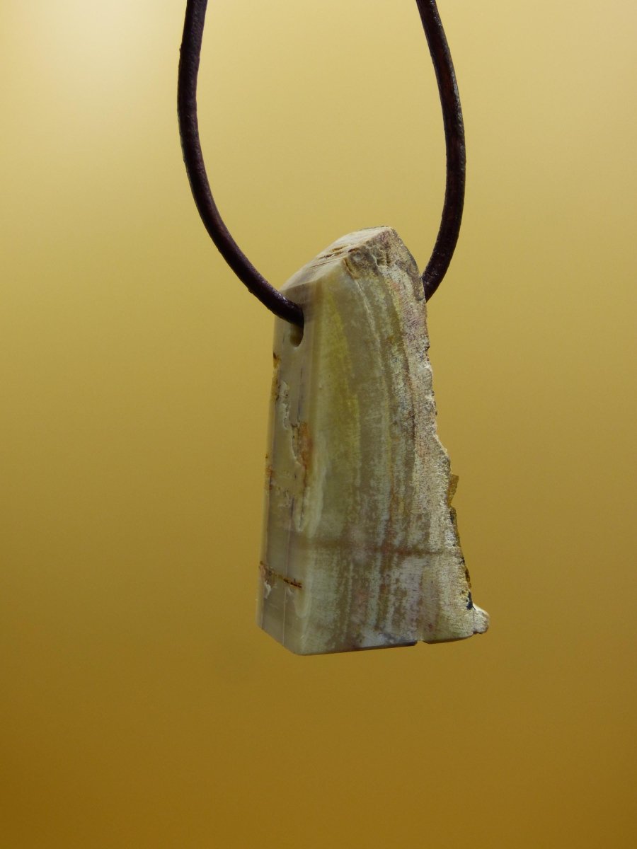 Versteinertes Holz ~ Edelstein Kette ~HIPPIE ~GOA ~Boho ~Ethno ~Nature ~Heilstein - Art of Nature Berlin