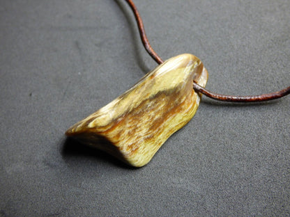 Versteinertes Holz ~ Edelstein Kette ~HIPPIE ~GOA ~Boho ~Ethno ~Nature ~Heilstein - Art of Nature Berlin