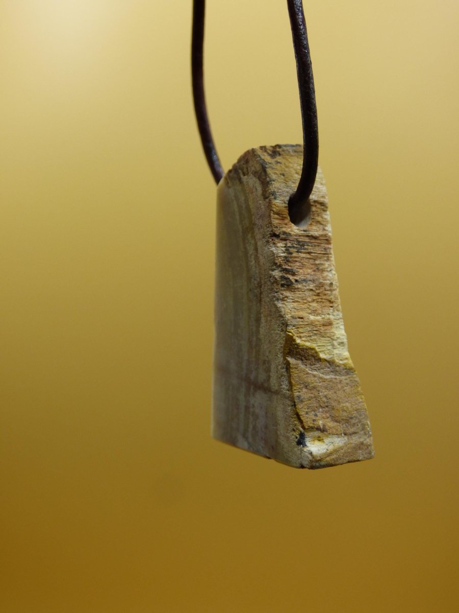 Versteinertes Holz ~ Edelstein Kette ~HIPPIE ~GOA ~Boho ~Ethno ~Nature ~Heilstein - Art of Nature Berlin