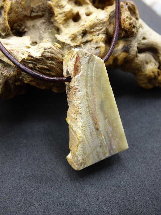 Versteinertes Holz ~ Edelstein Kette ~HIPPIE ~GOA ~Boho ~Ethno ~Nature ~Heilstein - Art of Nature Berlin