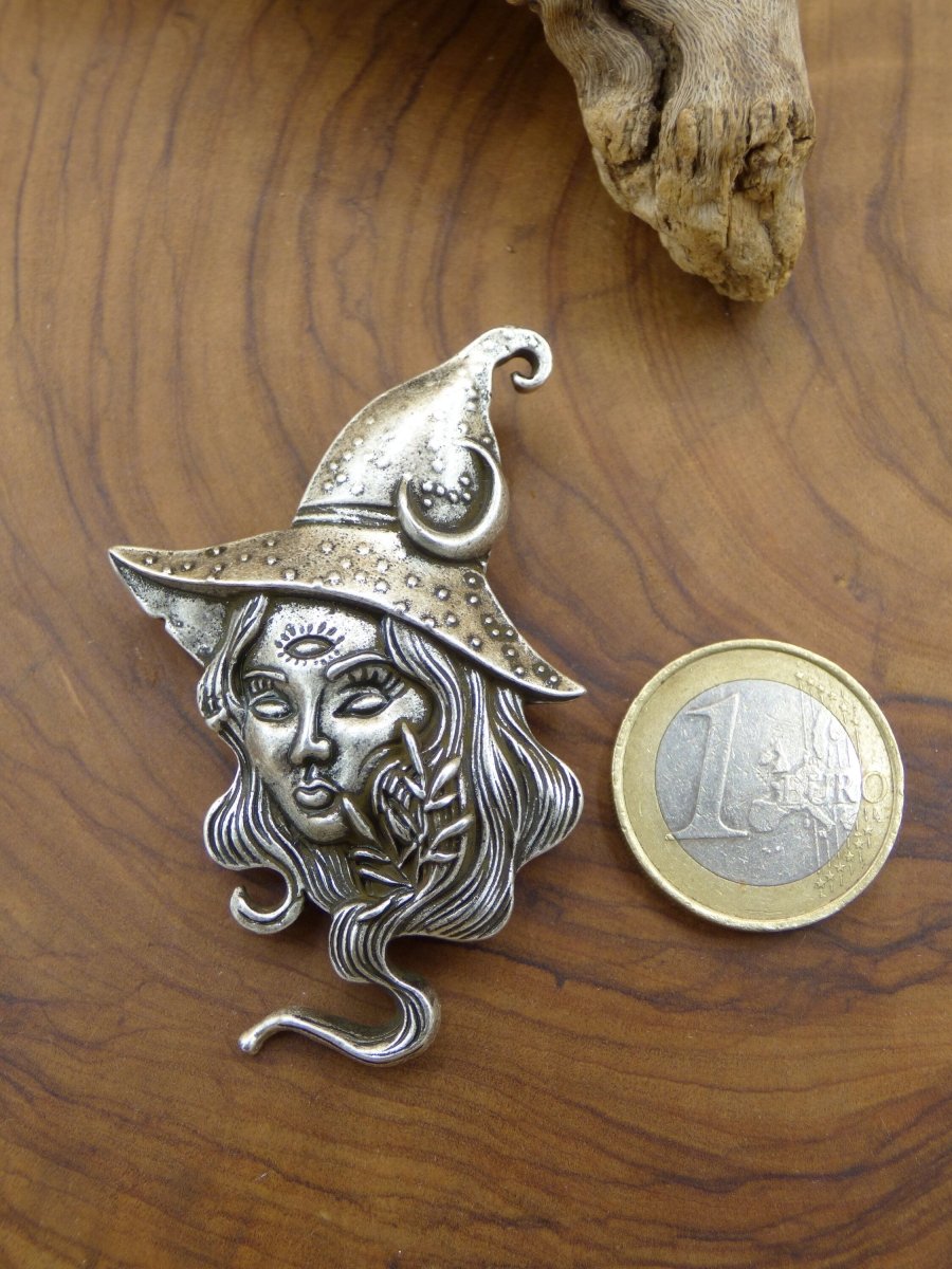 Witchy Women Girl Anhänger Kette ~ Antik Bronze ~HIPPIE ~GOA ~Boho ~Tibet ~Ethno ~Nature ~Talisman - Art of Nature Berlin