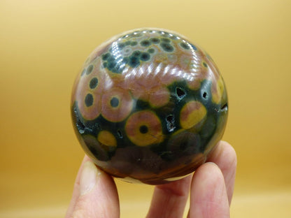 XL 8 Adern Ocean Jaspis Orbicular - Edelstein Kugel Natur Heilstein Deko Kristall Geschenk Er Sie Mann Frau Haus Wohnung Energie Selten - Art of Nature Berlin