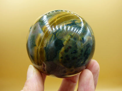 XL 8 Adern Ocean Jaspis Orbicular - Edelstein Kugel Natur Heilstein Deko Kristall Geschenk Er Sie Mann Frau Haus Wohnung Energie Selten - Art of Nature Berlin
