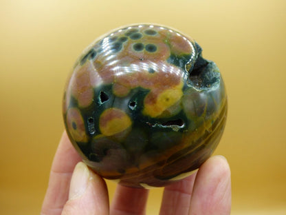 XL 8 Adern Ocean Jaspis Orbicular - Edelstein Kugel Natur Heilstein Deko Kristall Geschenk Er Sie Mann Frau Haus Wohnung Energie Selten - Art of Nature Berlin