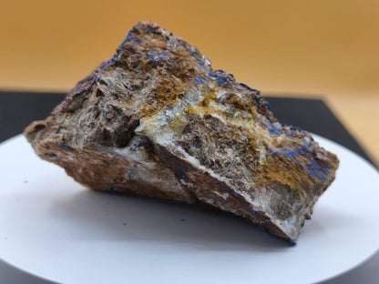 XL Azurit Malachit Sammlerstufe – intensiv blau-grüne Kupferminerale – große Kristallstufe Edelstein Mineral Natur Energie Heilstein Unikat - Art of Nature Berlin