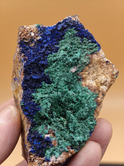 XL Azurit Malachit Sammlerstufe – intensiv blau-grüne Kupferminerale – große Kristallstufe Edelstein Mineral Natur Energie Heilstein Unikat - Art of Nature Berlin