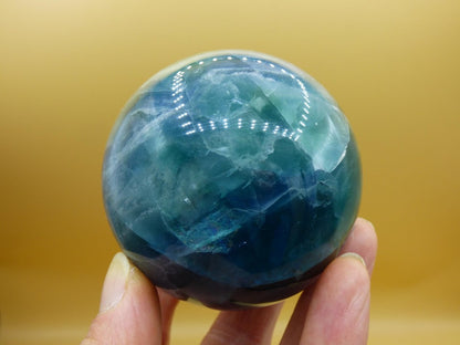 XL Fluorit blau *Rarität* - Edelstein Kugel Deko Sphere Kristall Heilstein Spielkugel Meditation Geschenk Er Sie Mann Frau Freundin - Art of Nature Berlin