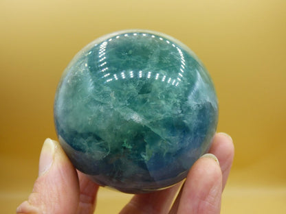 XL Fluorit blau *Rarität* - Edelstein Kugel Deko Sphere Kristall Heilstein Spielkugel Meditation Geschenk Er Sie Mann Frau Freundin - Art of Nature Berlin