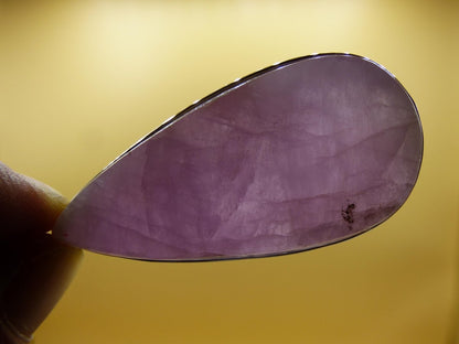 XL Kunzit A - 925 Silber Edelstein Kette Heilstein Natur rosa pink Rarität Edel Mann Frau Geschenk Er Sie Freundin Energie Kraft Ruhe Glück - Art of Nature Berlin