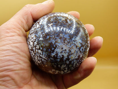 XL Leoparden Opal - Neuer Fund Rarität Edelstein Kugel Deko selten Massage Sphere Kristall Geschenk Er Sie Mann Frau Ethno Heilstein - Art of Nature Berlin