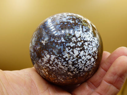 XL Leoparden Opal - Neuer Fund Rarität Edelstein Kugel Deko selten Massage Sphere Kristall Geschenk Er Sie Mann Frau Ethno Heilstein - Art of Nature Berlin