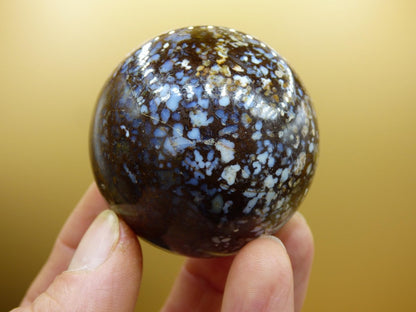 XL Leoparden Opal - Neuer Fund Rarität Edelstein Kugel Deko selten Massage Sphere Kristall Geschenk Er Sie Mann Frau Ethno Heilstein - Art of Nature Berlin