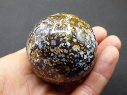 XL Leoparden Opal - Neuer Fund Rarität Edelstein Kugel Deko selten Massage Sphere Kristall Geschenk Er Sie Mann Frau Ethno Heilstein - Art of Nature Berlin