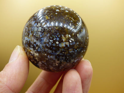 XL Leoparden Opal - Neuer Fund Rarität Edelstein Kugel Deko selten Massage Sphere Kristall Geschenk Er Sie Mann Frau Ethno Heilstein - Art of Nature Berlin