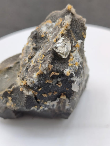 XL Libellenquarz Septarie mit Diamantquarz & UV-Fluoreszenz Frankreich 60mm Kristall Sammler Stufe Heilstein Edelstein Mineral Unikat Selten - Art of Nature Berlin